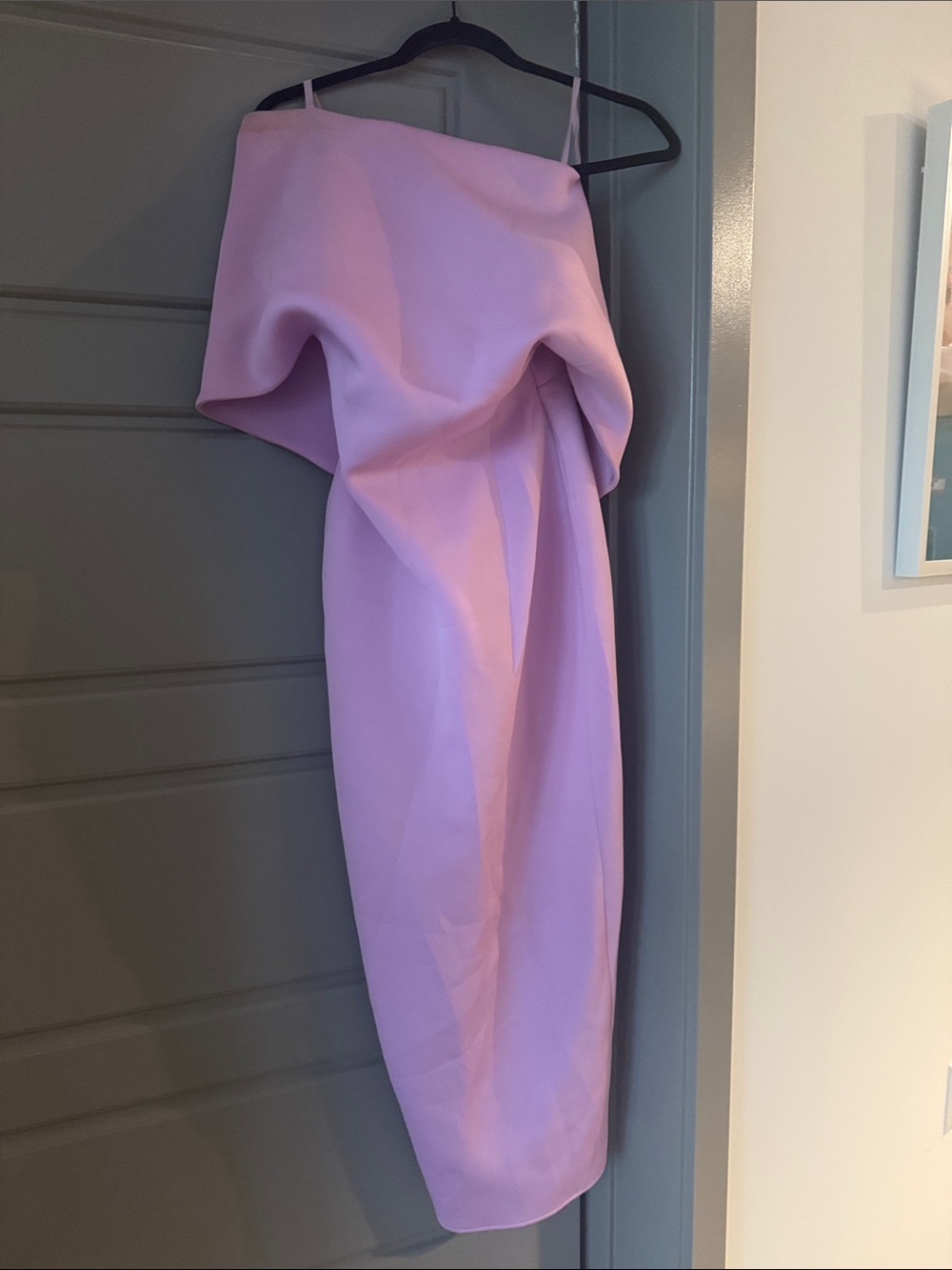 Women’s Strapless Lavender Evening Dress